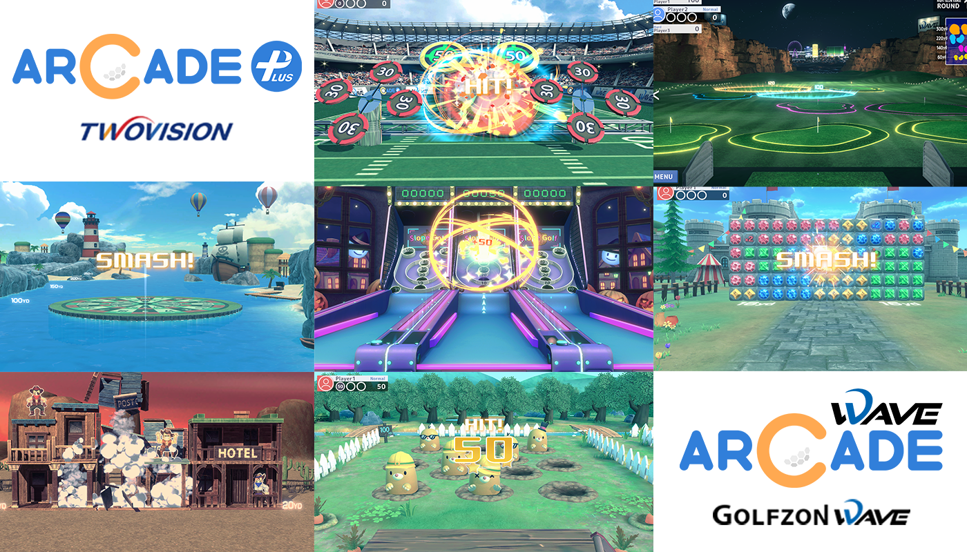 GOLFZON TwoVision Arcade Plus / WaveArcade